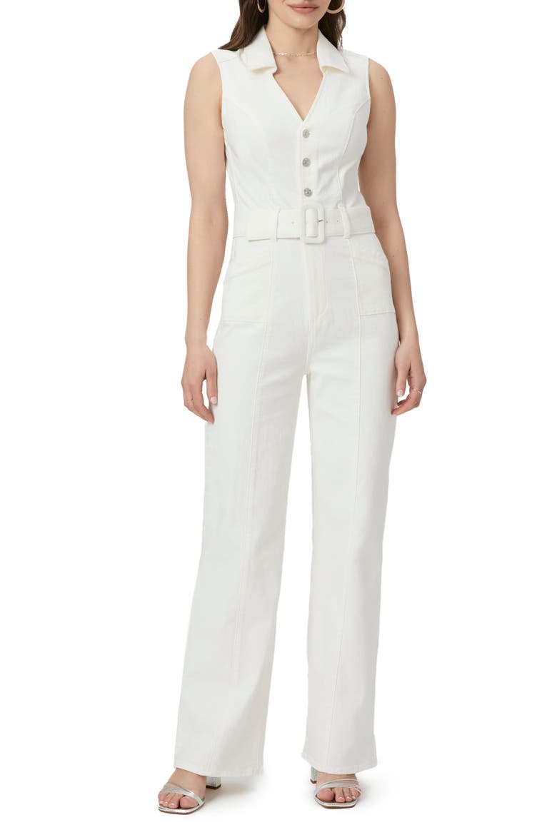 Sasha Belted Denim Jumpsuit, Main, color, TONALECRU