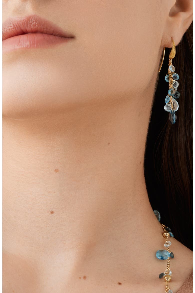 Paradise Topaz Multistrand Drop Earrings, Alternate, color, 18K YELLOW GOLD