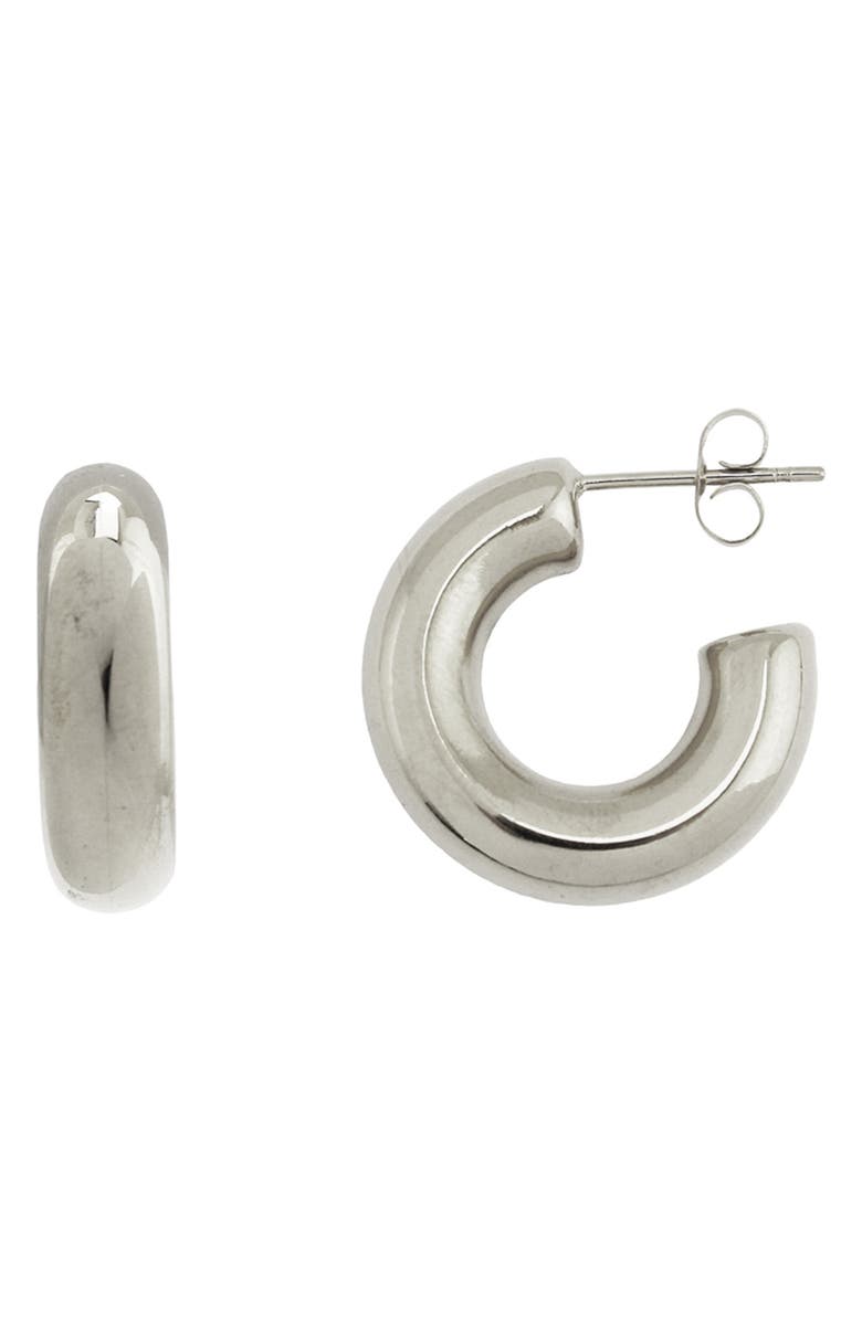 REBL Gender Inclusive Levi Tube Hoop Earrings, Main, color, 