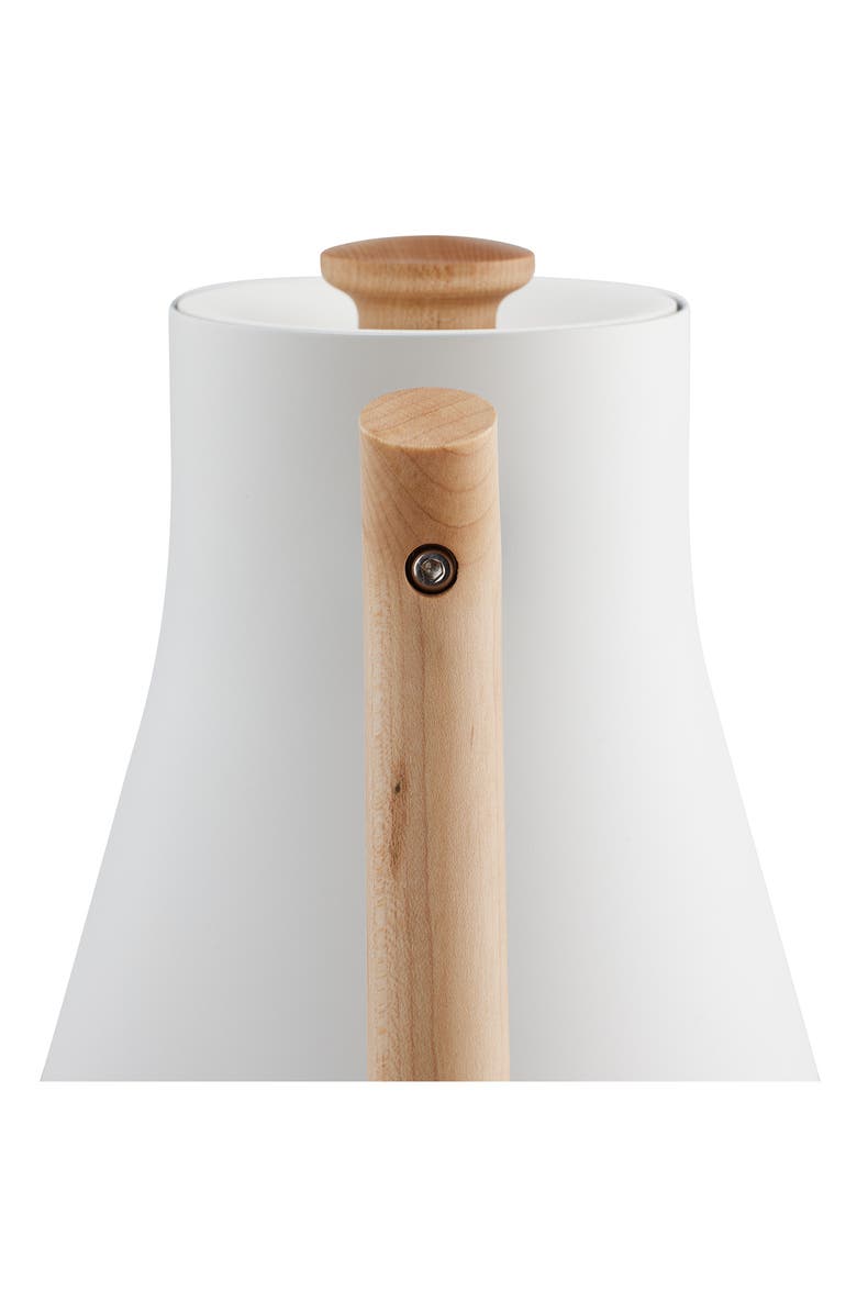 Fellow Corvo EKG Electric Kettle, Alternate, color, Matte White W/Maple Accents