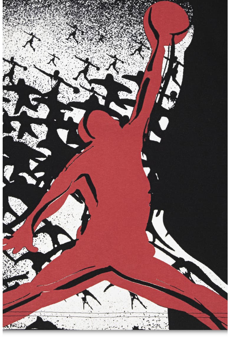 Kids' Jumpman T-Shirt, Alternate, color, BLACK