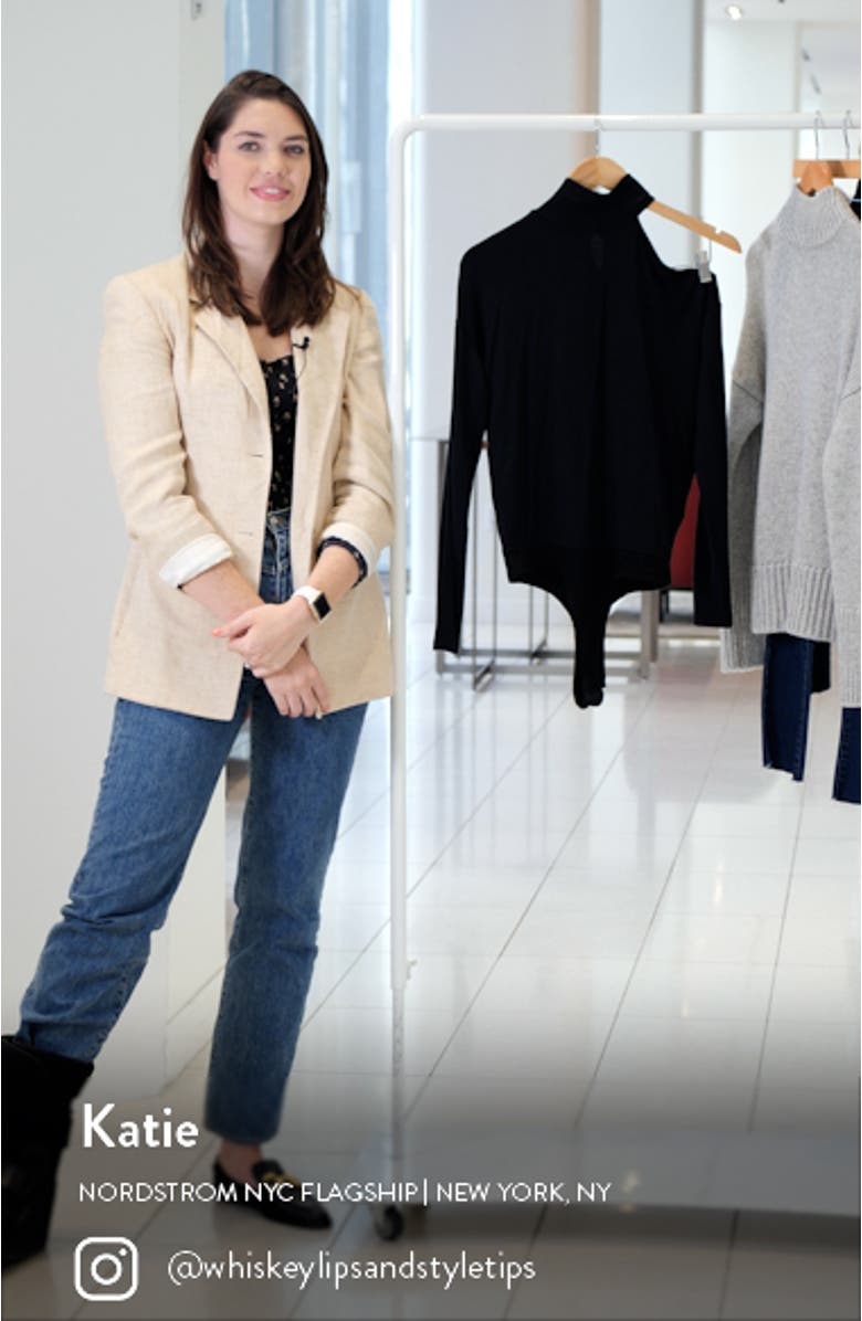 Liara Single Cold Shoulder Long Sleeve Bodysuit, sales video thumbnail