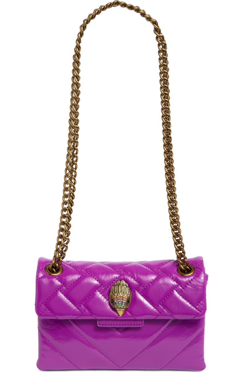 Kurt Geiger London Mini Kensington Quilted Leather Crossbody Bag, Main, color,