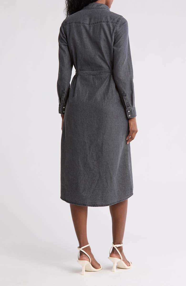 DR2 by Daniel Rainn Western Denim Shirtdress, Alternate, color, 