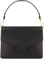 Mac Duggal Classic Leather Medium Size Shoulder Bag