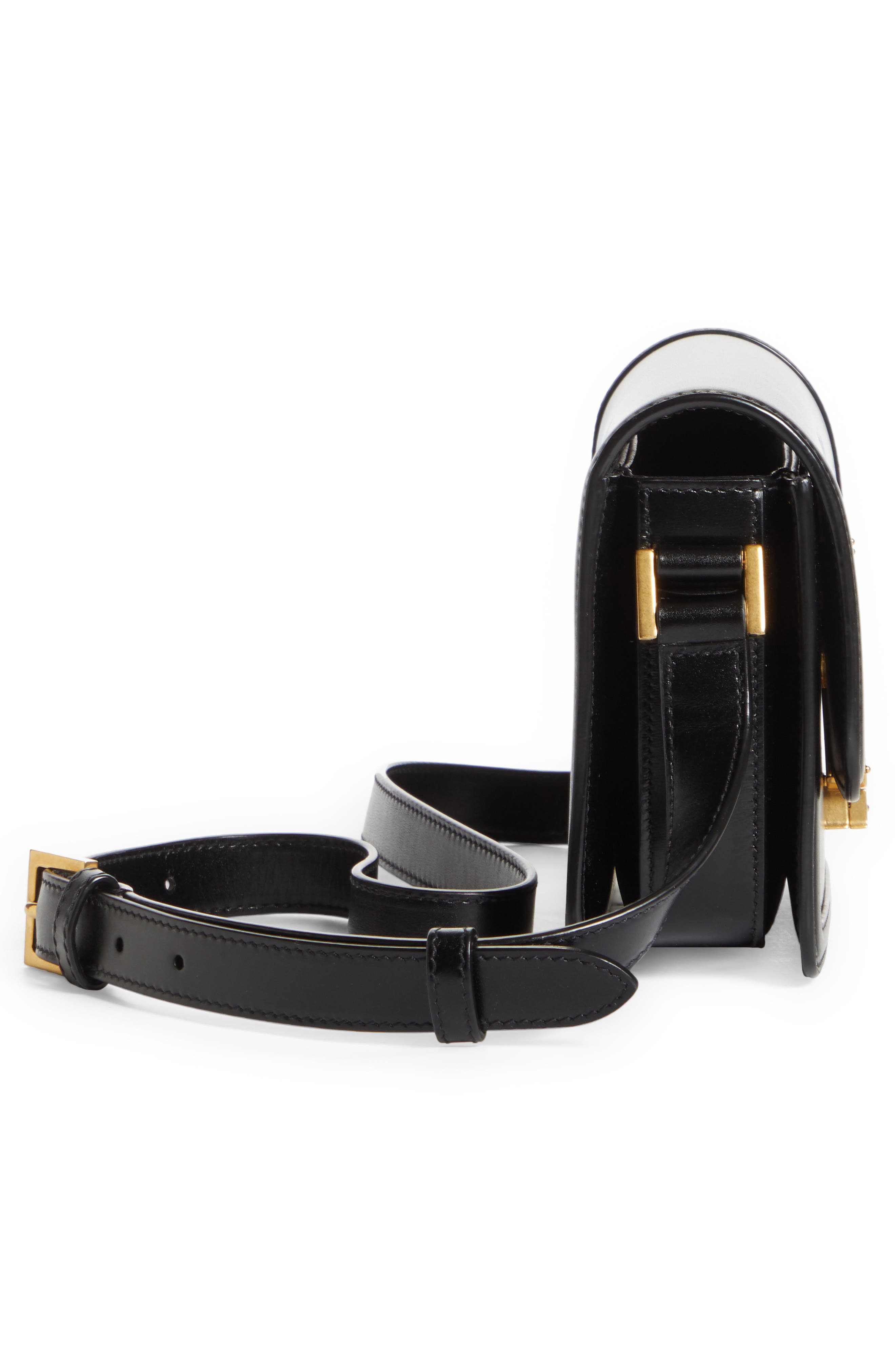 Saint Laurent Small Solferino Leather Shoulder Bag, Alternate, color, 