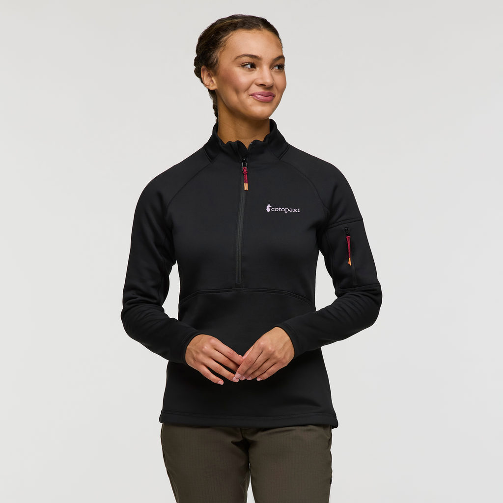 Cotopaxi Tempa Fleece Half-zip Pullover In Black