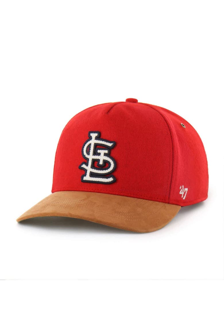 Men's '47  Red St. Louis Cardinals Gold Age Hitch Adjustable Hat, Alternate, color, Red