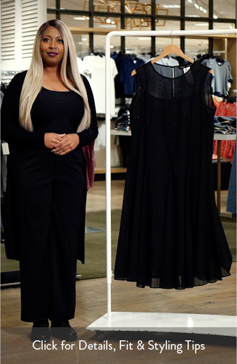 Corvino Cotton Sleeveless Midi Dress, sales video thumbnail