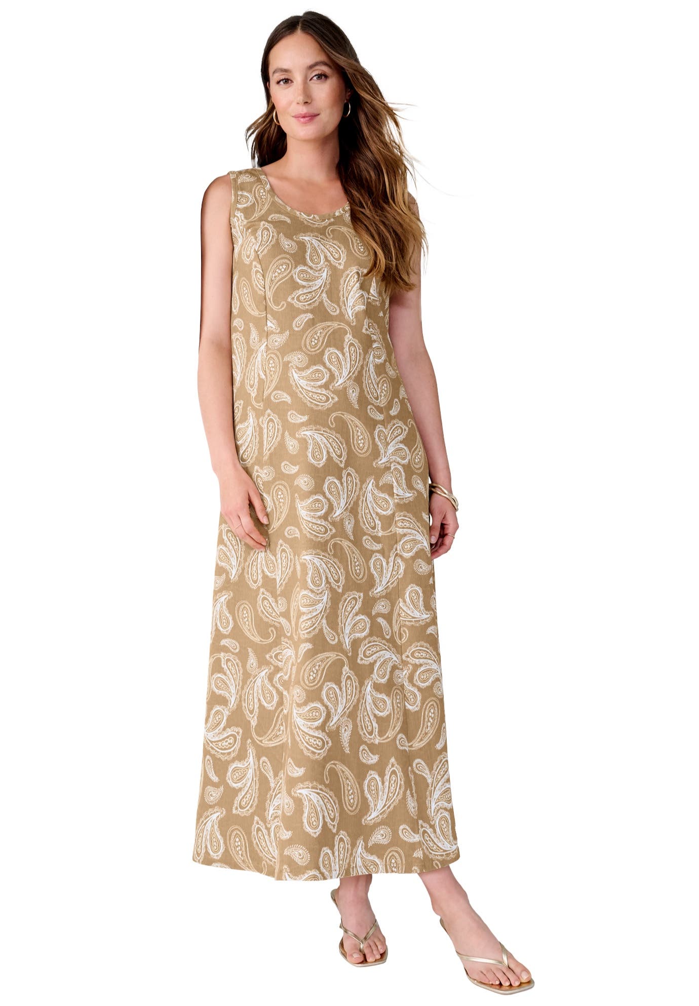 SOFT CAMEL SKETCH PAISLEY