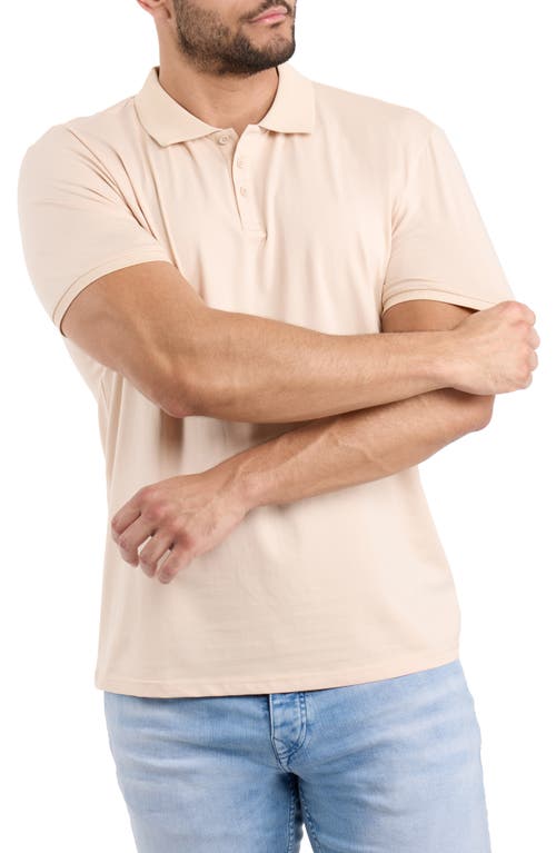 X-ray Xray Stretch Cotton Rib Polo In Multi