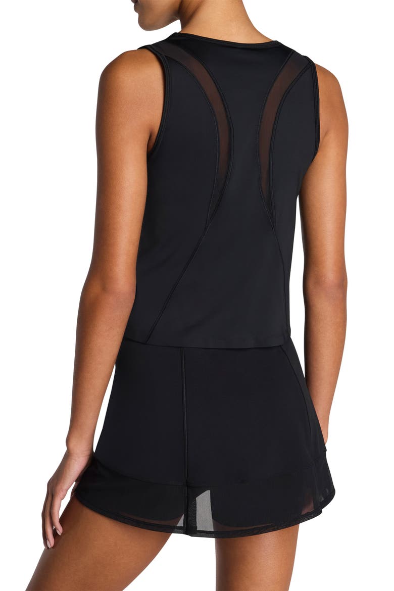 Crewneck Mesh Tank, Alternate, color, VERY BLACK