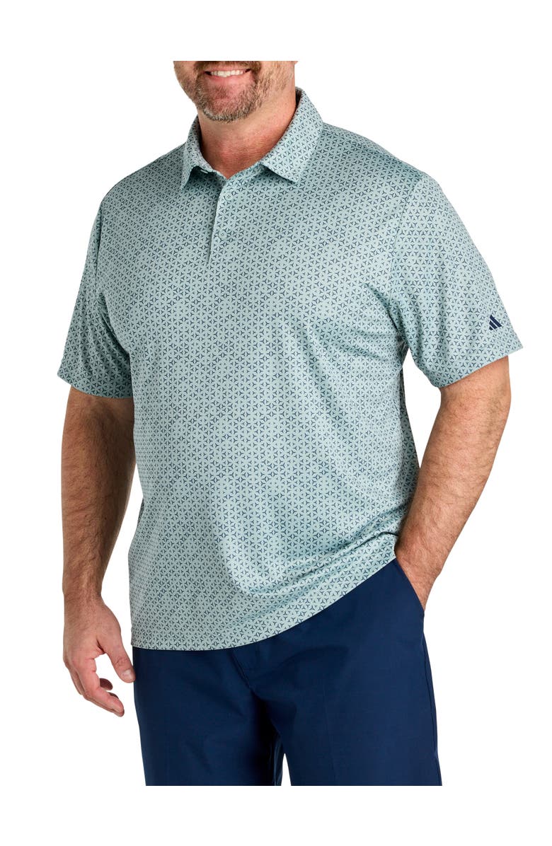 adidas Big & Tall Ultimate 365 Mesh Performance Polo Shirt, Main, color, Wonder Sage