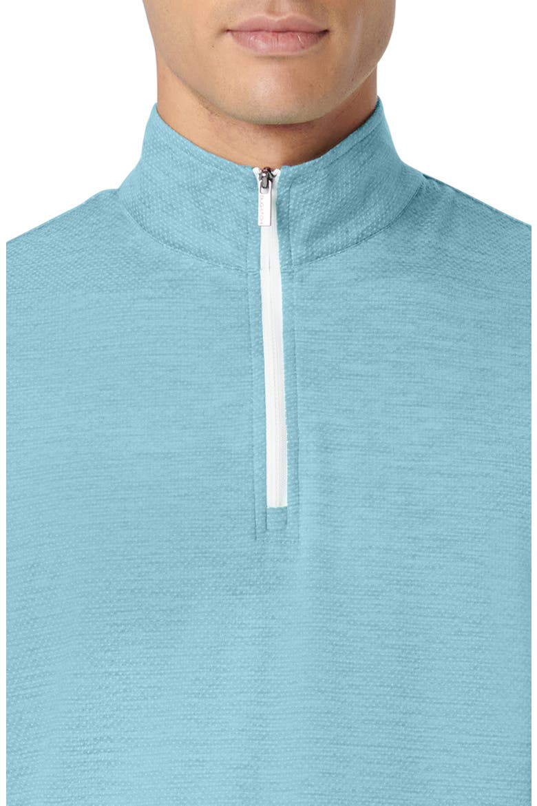 Quarter Zip Performance Pullover, Alternate, color, AQUA