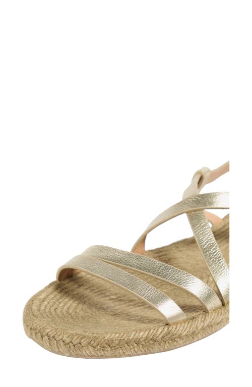 Lk Bennett Indie Espadrille Sandal In Gold