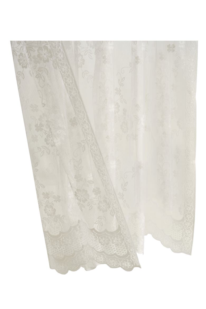 Single Indoor Curtain Panel, Alternate, color, EGGSHELL