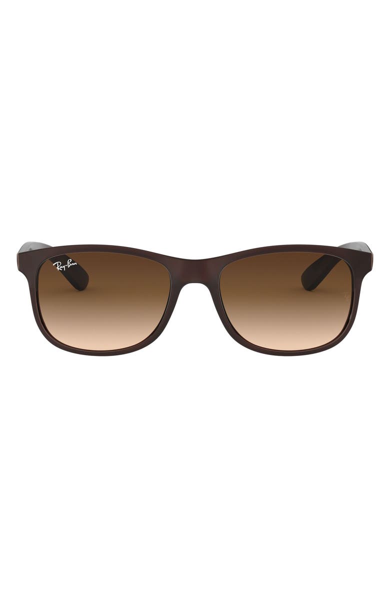 Ray-Ban Youngster 55mm Gradient Sunglasses, Main, color, Brown