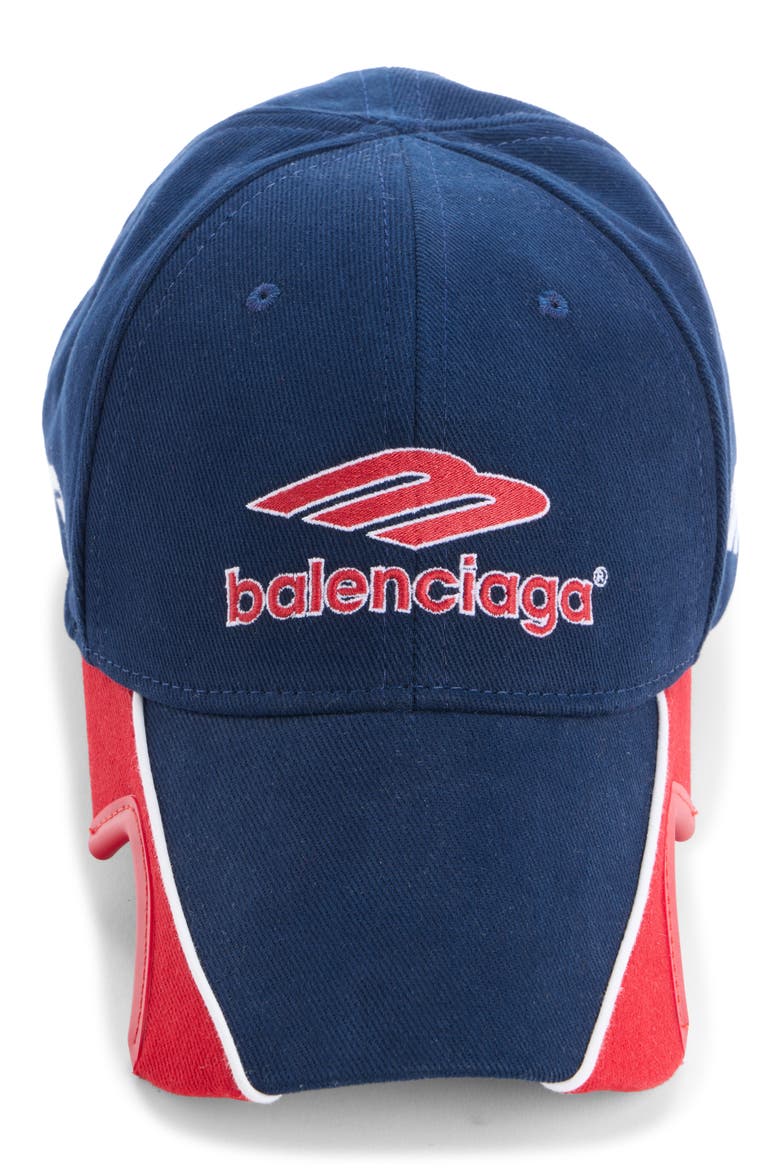 American Football Logo Embroidered Adjustable Baseball Cap, Alternate, color, 4104 DARK NAVY