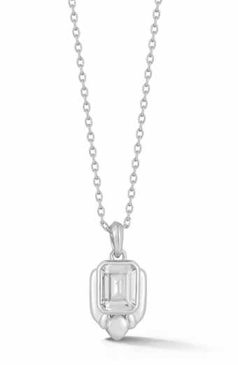 Cubic Zirconia Pendant Necklace