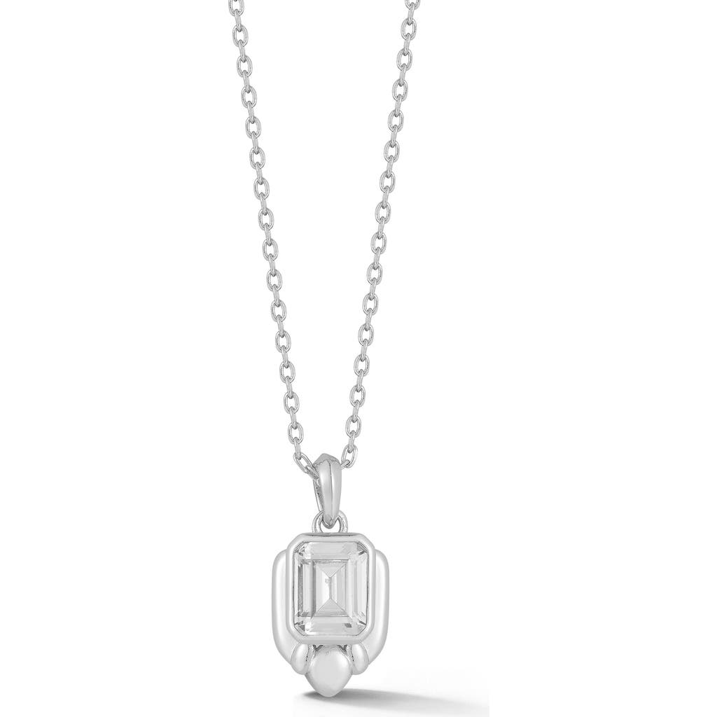 Sphera Milano Cubic Zirconia Pendant Necklace In Silver