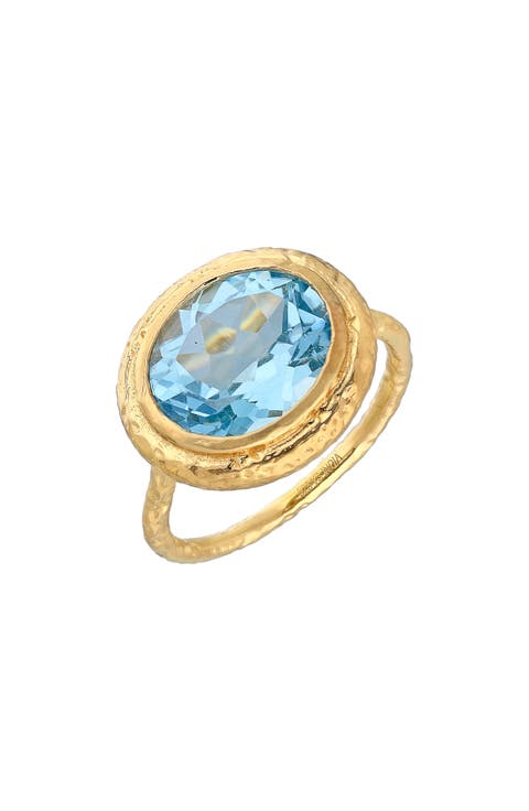 Sky Blue Topaz Ring