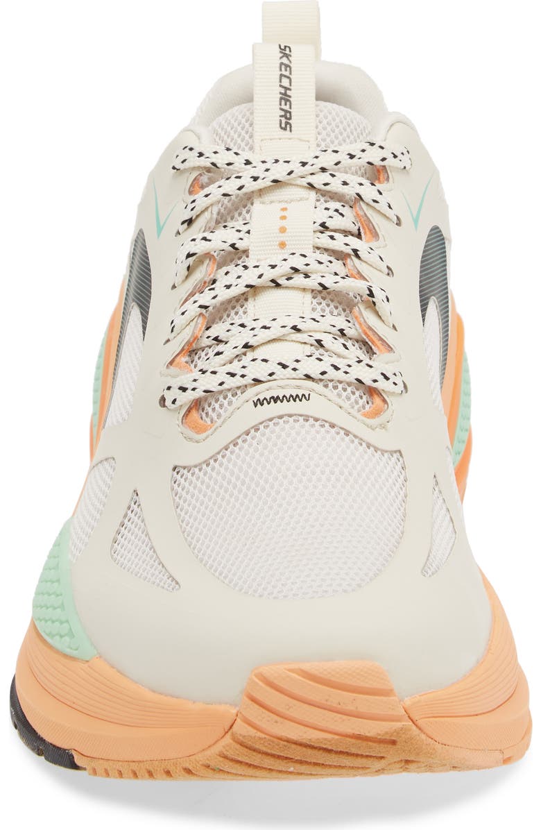 SKECHERS Octus Sneaker, Alternate, color, Ivory/ Orange