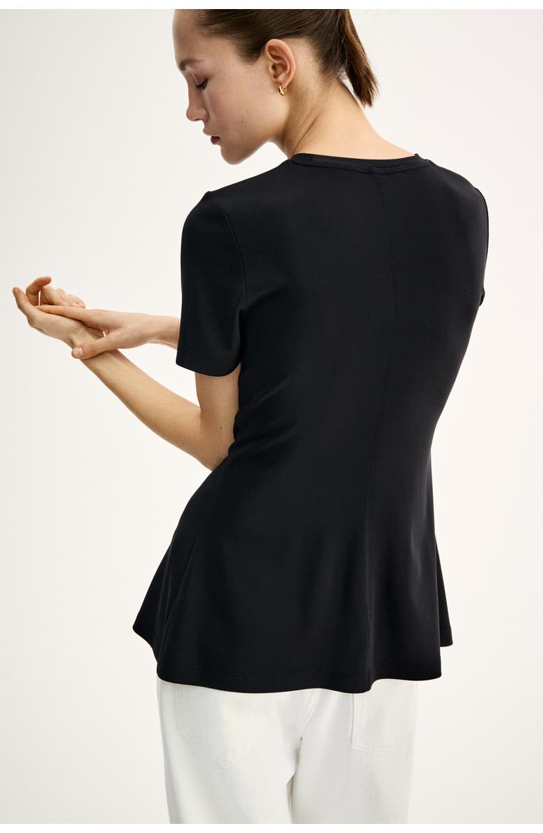 H&M Interlock Peplum Top, Alternate, color, 