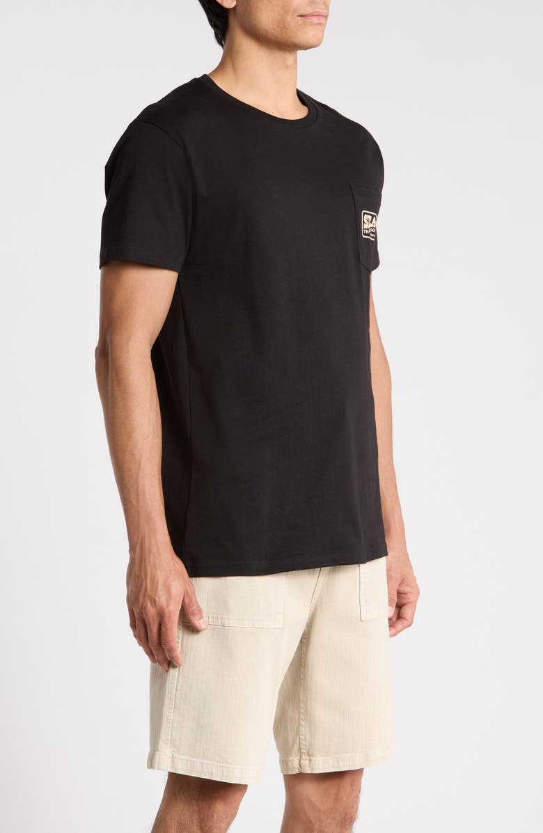Seager Co Good Good Cotton Graphic Pocket T-Shirt, Alternate, color, Black