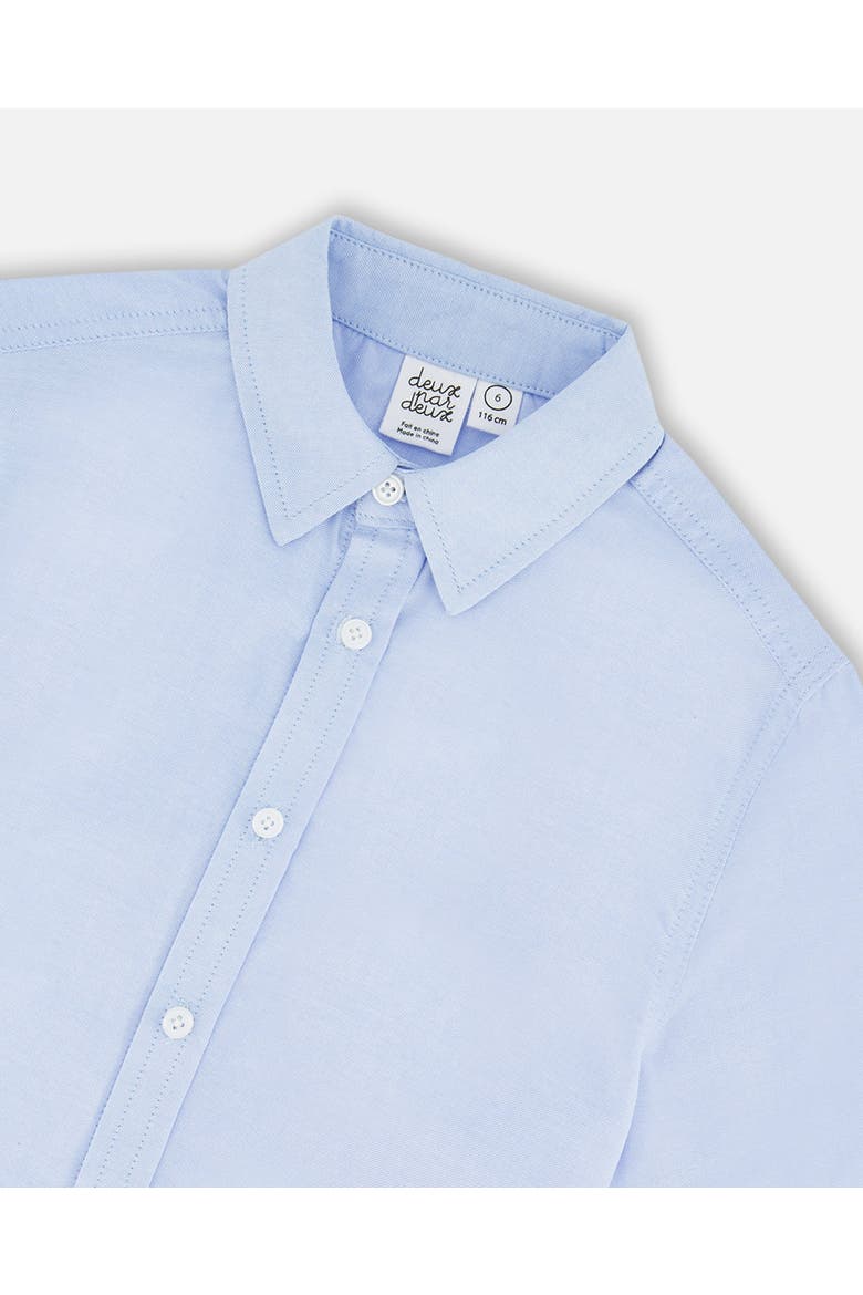 Little Boy's Long Sleeve Button Down Shirt Pale Blue, Alternate, color, Pale Blue