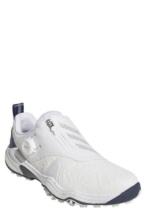 Adidas Originals Adidas Codechaos Boa 25 Waterproof Spikeless Golf Shoe In White/silver/collegiate Navy