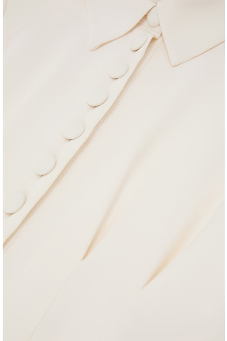 Mari Pleated Shirtdress, Alternate, color, CREAM