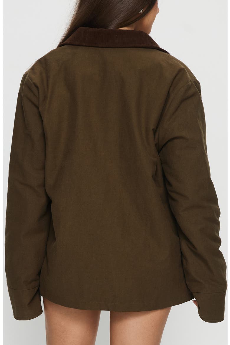 Livya Cotton Utility Jacket, Alternate, color, KHAKI