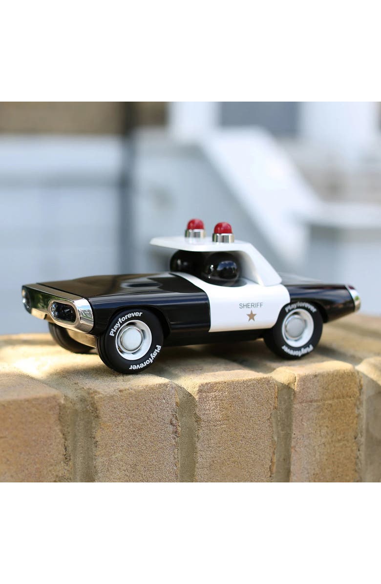 Playforever Maverick Heat Car, Alternate, color, Glossy Deep Jet Black/White