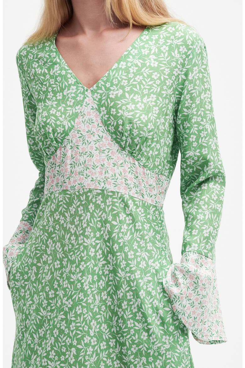 Sandgate Long Sleeve Maxi Dress, Alternate, color, MULTI GREEN