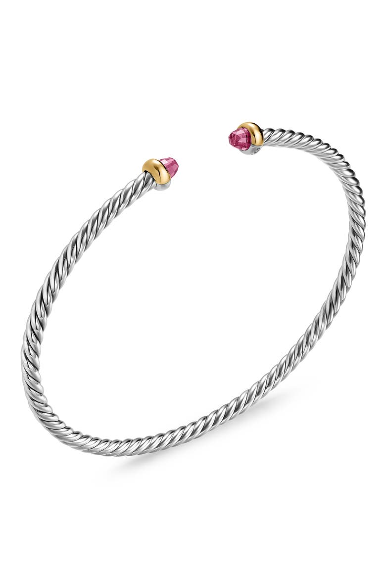 Micro Cable Flex Bracelet, Alternate, color, PINK TOURMALINE