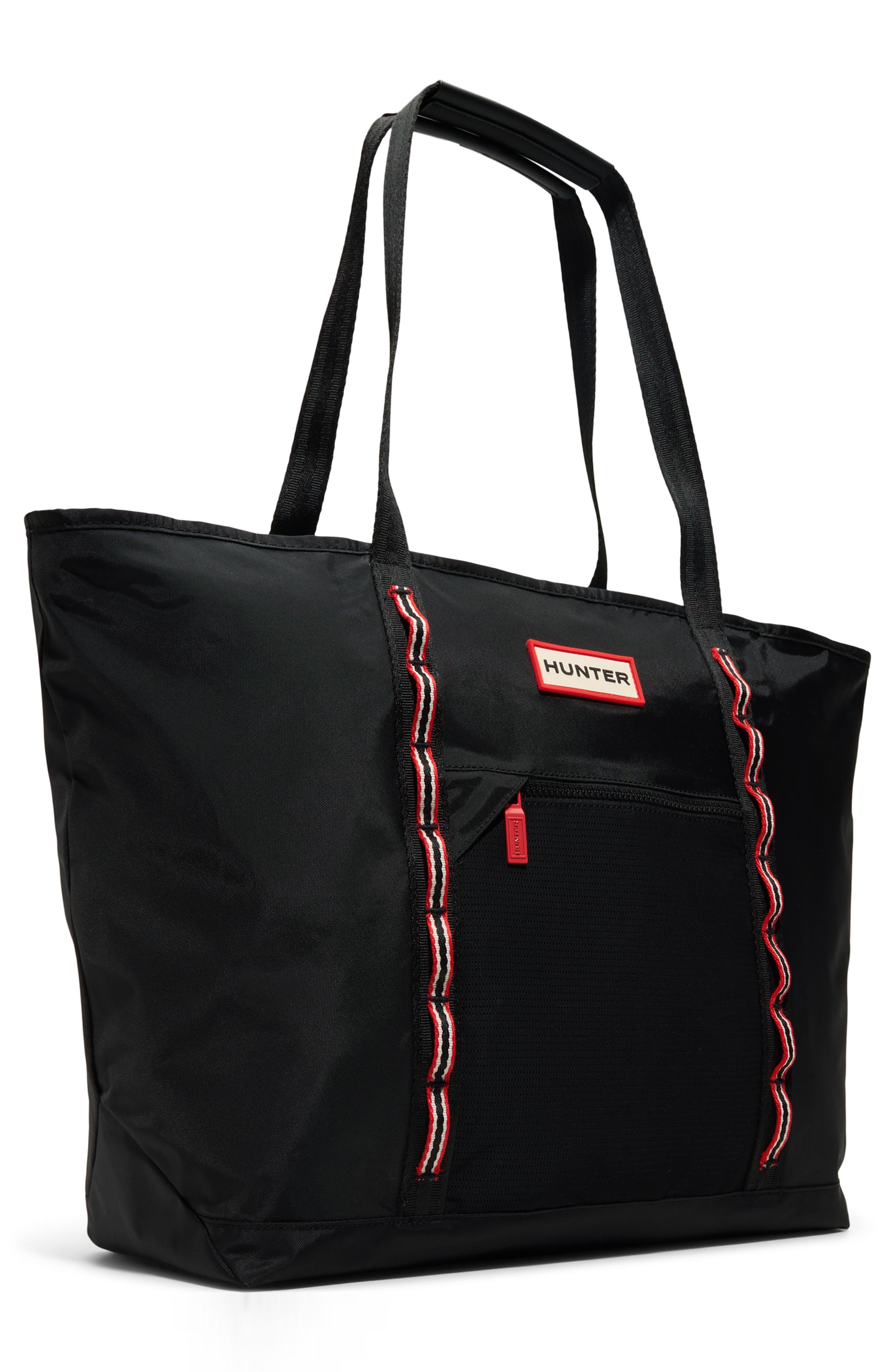 Hunter Getaway Tote, Alternate, color, Black/ Black