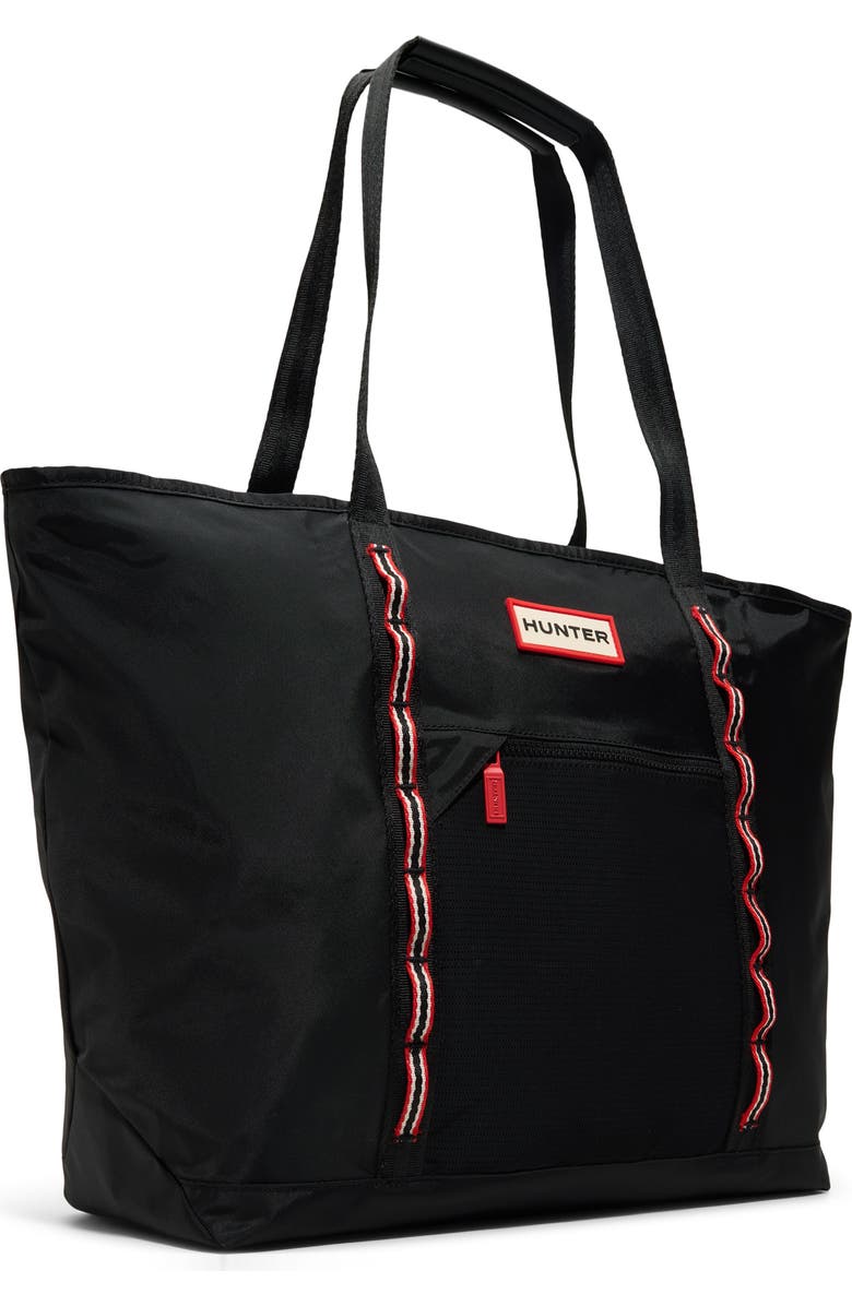 Hunter Getaway Tote, Alternate, color, Black/ Black
