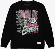 Mitchell & Ness Men's Mitchell & Ness Black Alabama Crimson Tide Half Time Fleece Crewneck Sweatshirt