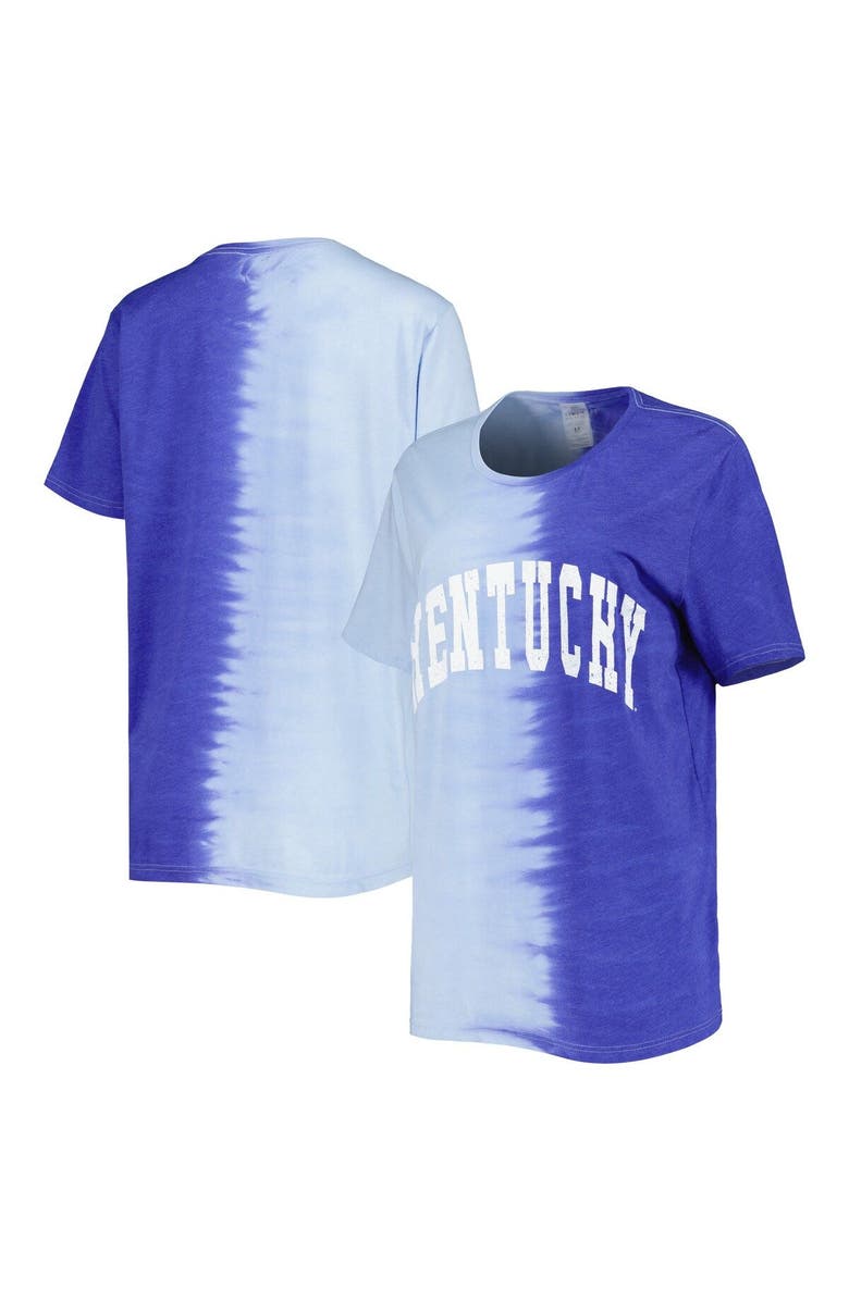 GAMEDAY COUTURE Women's Gameday Couture Royal Kentucky Wildcats Find Your Groove Split-Dye T-Shirt, Main, color, Royal