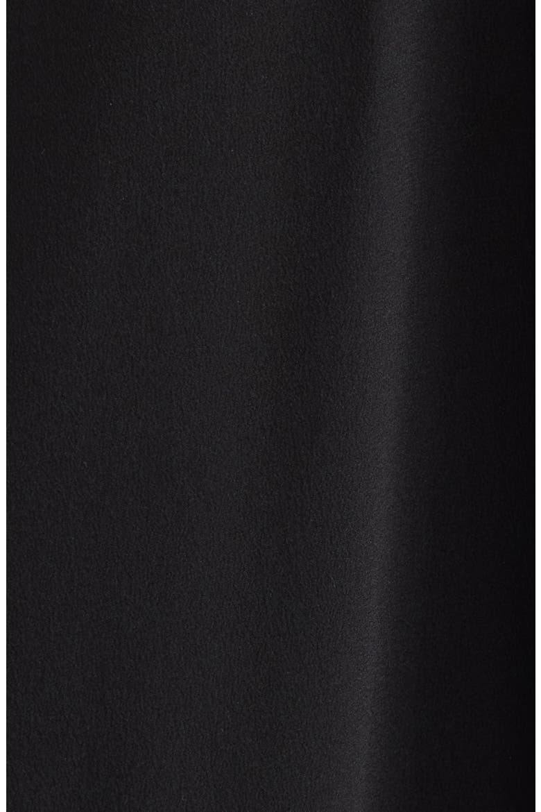 Silk Crêpe de Chine Balloon Skirt, Alternate, color, BLACK