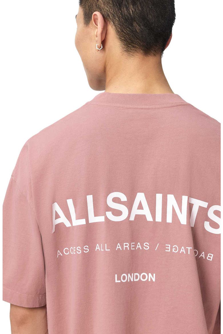 Backstage Graphic T-shirt, Alternate, color, WOODROSE PINK