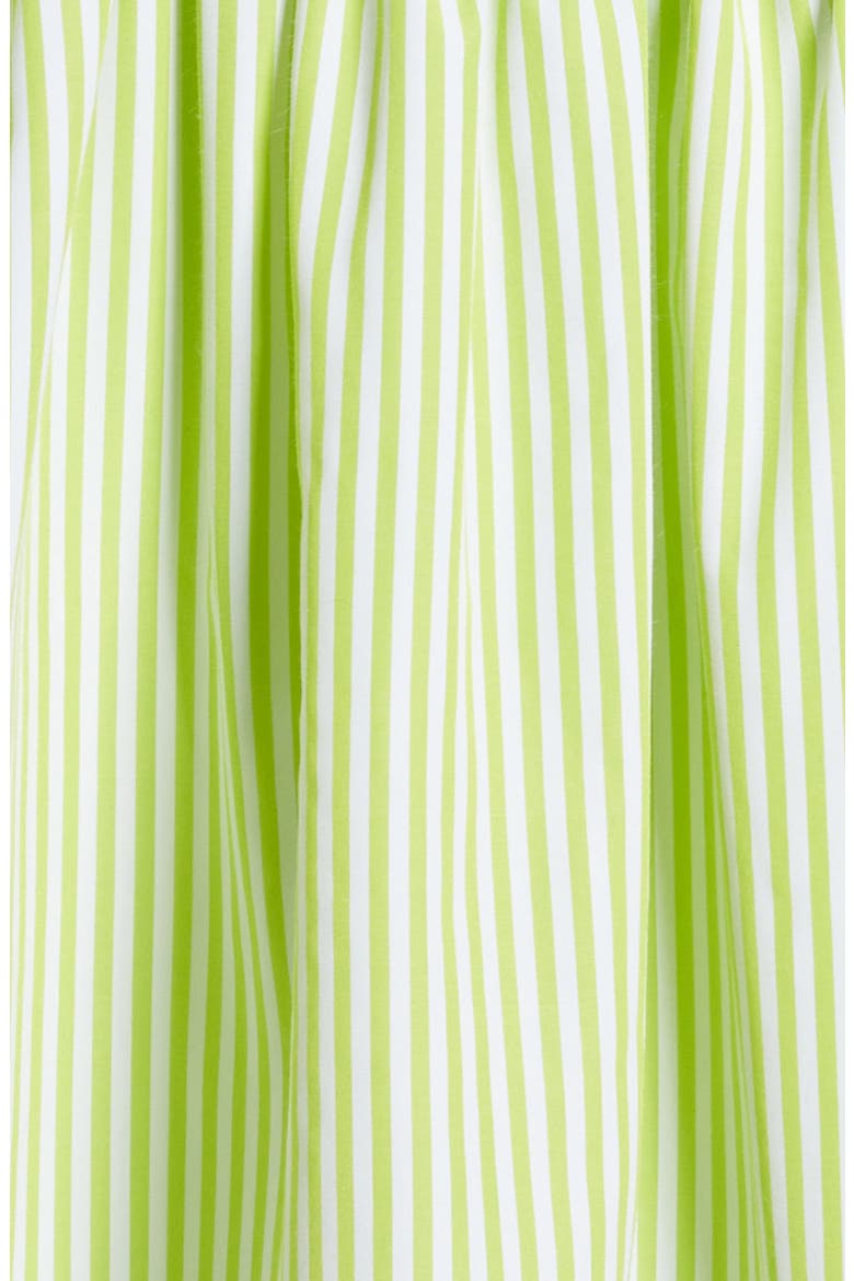 Kids' Smocked Striped Dress, Alternate, color, LIME