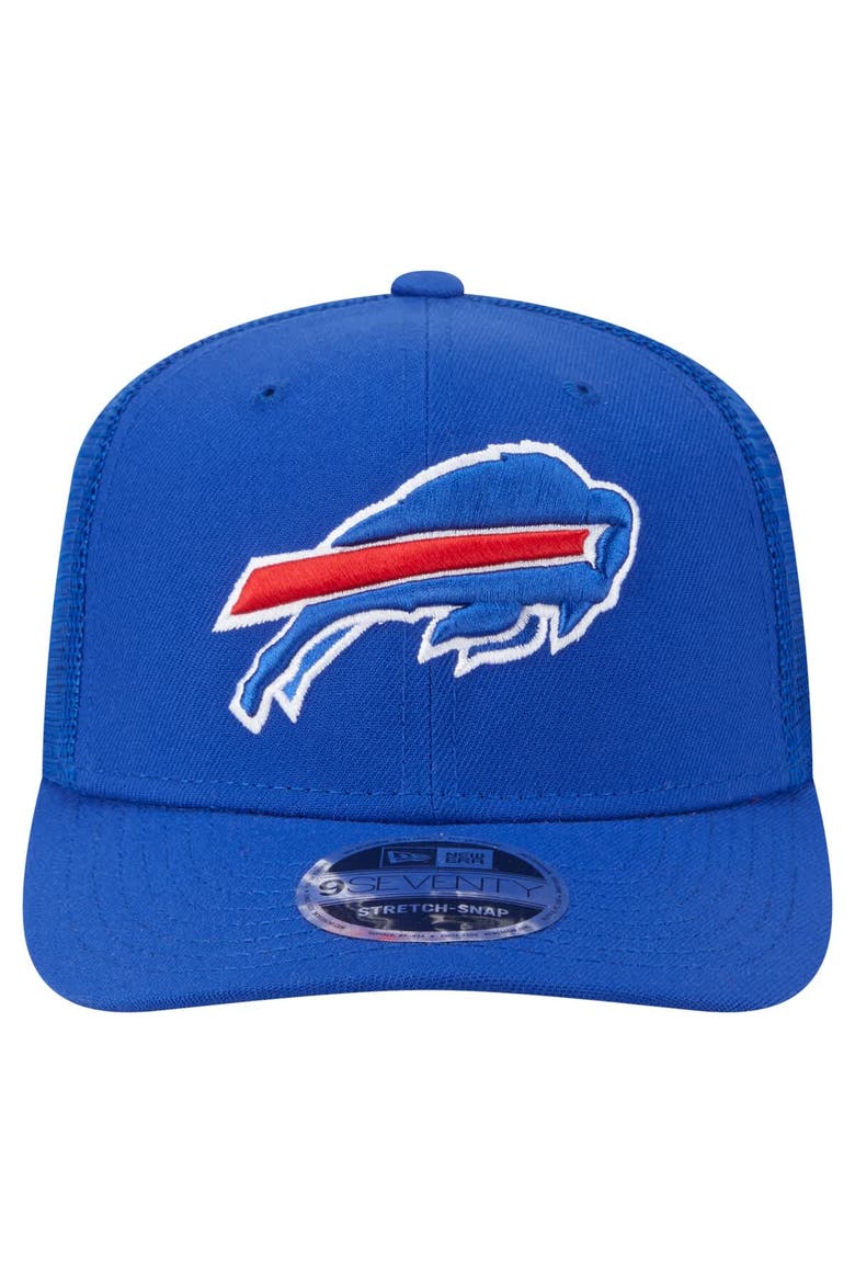 Men's New Era Royal Buffalo Bills Main Trucker 9SEVENTY Stretch-Snap Hat, Alternate, color, Royal
