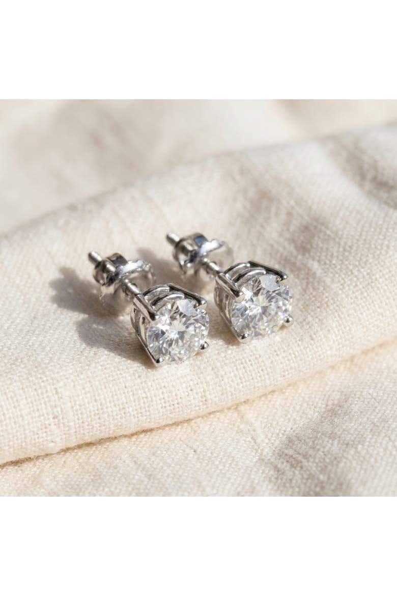 Platinum 1 1/2ct Lab Grown Diamond Studs, Alternate, color, 950 Platinum