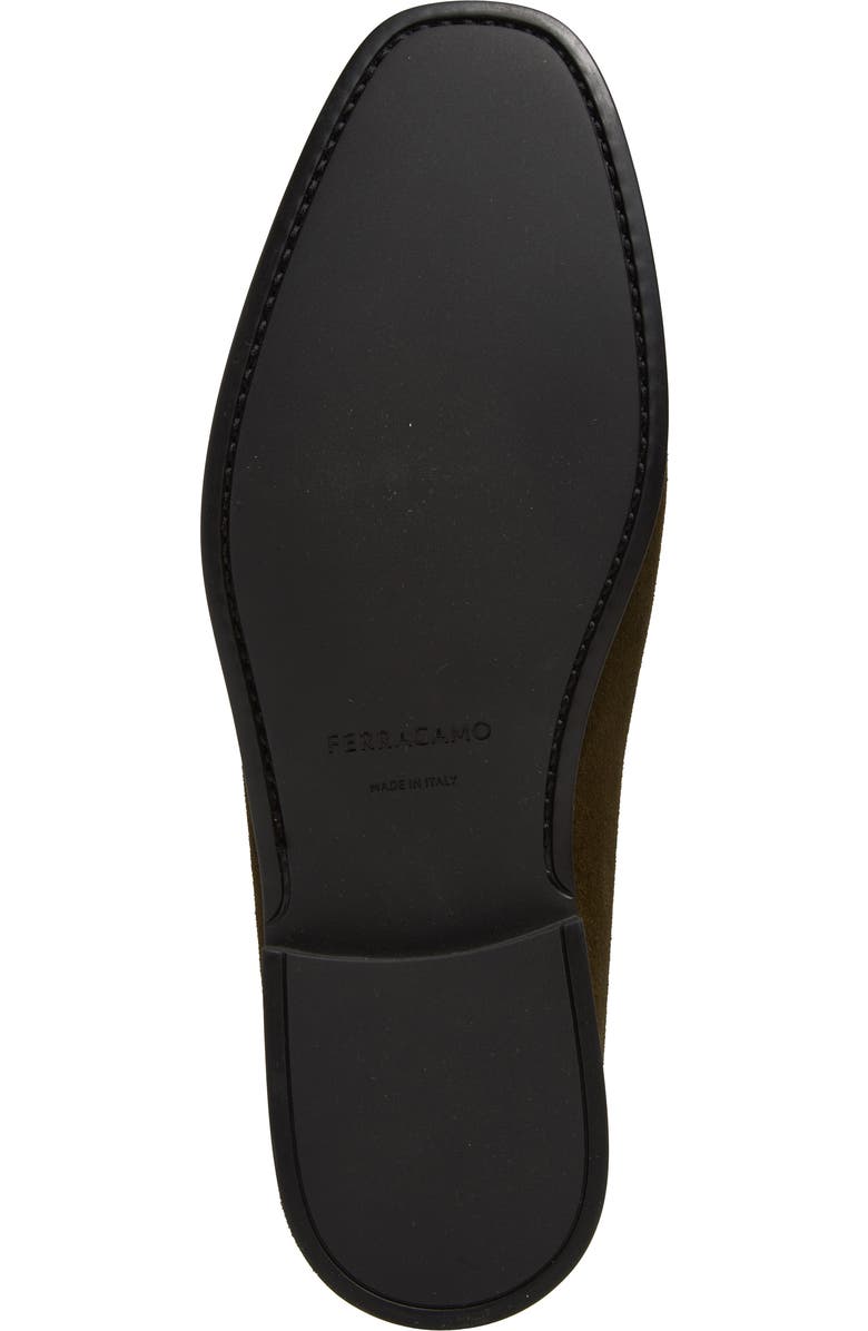 FERRAGAMO Grandioso Bit Loafer, Alternate, color, Loden Nero