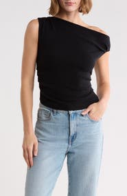 Blu Pepper Asymmetrical Rib Top