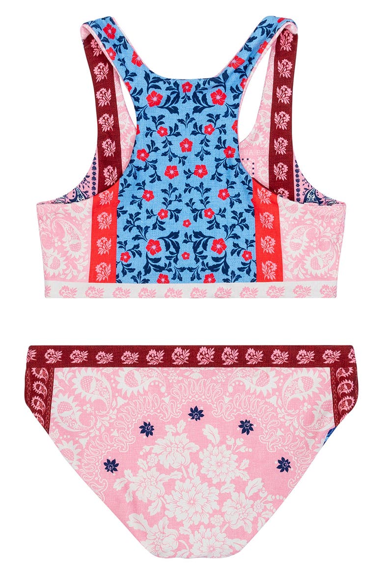 Kids' Giana Atma Two-Piece Swimsuit, Alternate, color, PINK MULTI