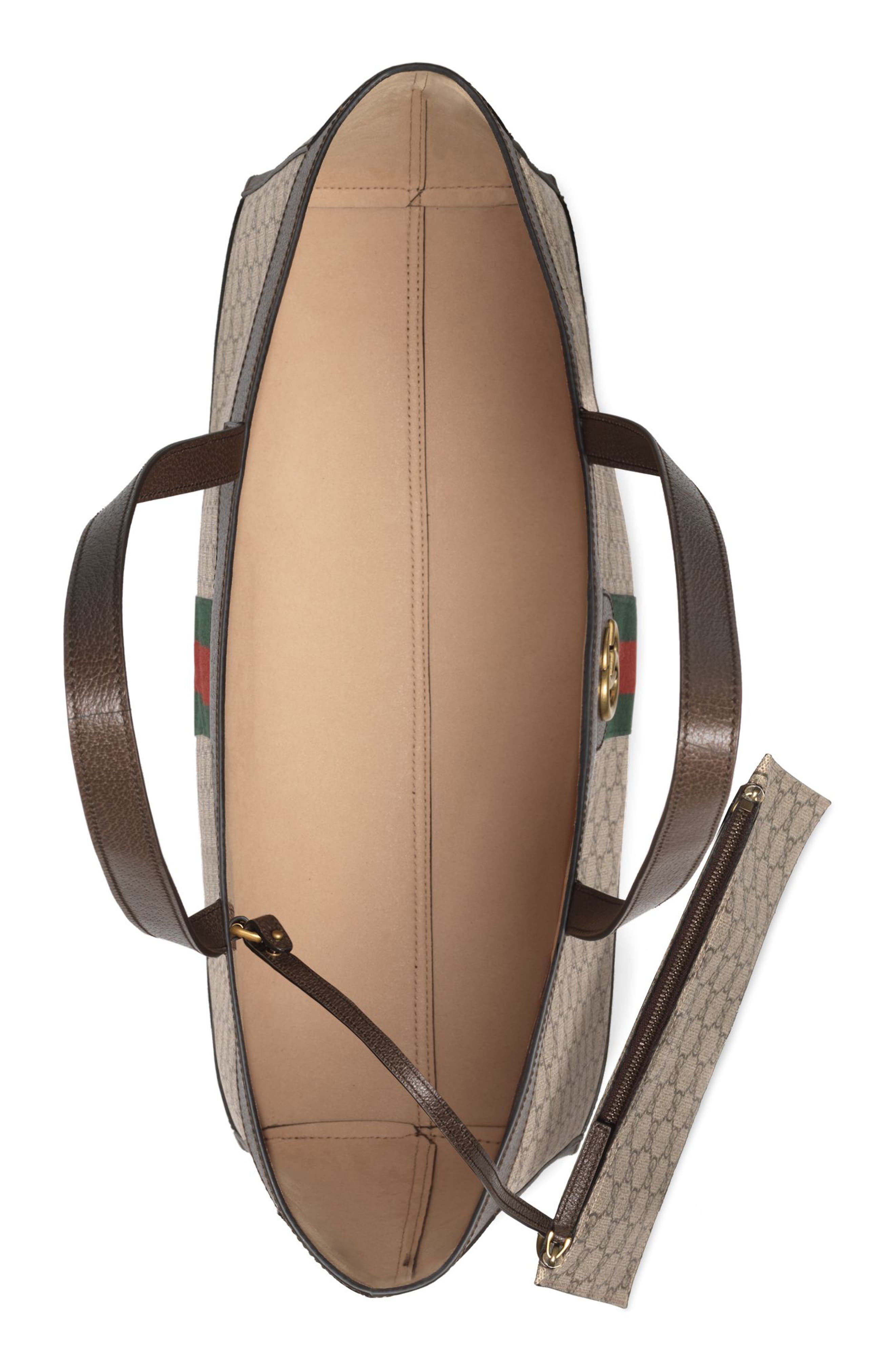 Gucci Ophidia GG Supreme Canvas Tote, Alternate, color, 