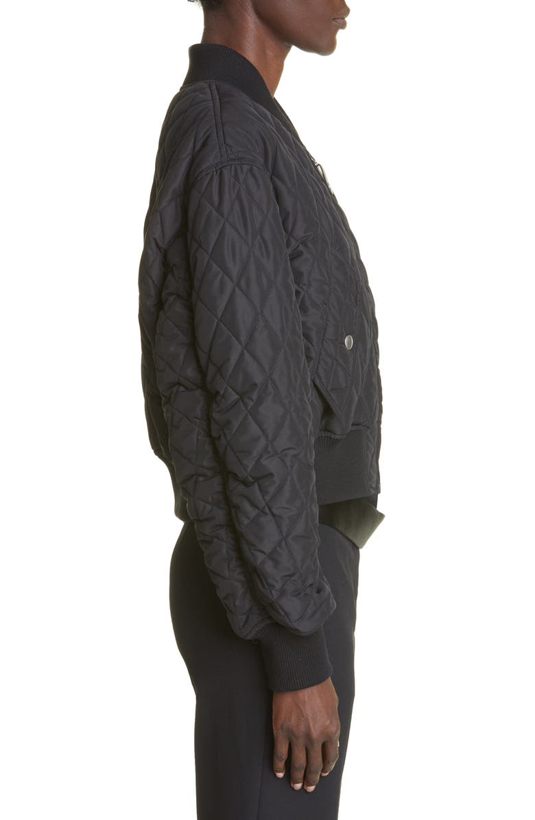 Stella McCartney Quilted Recycled Polyester Bomber Jacket, Alternate, color, 