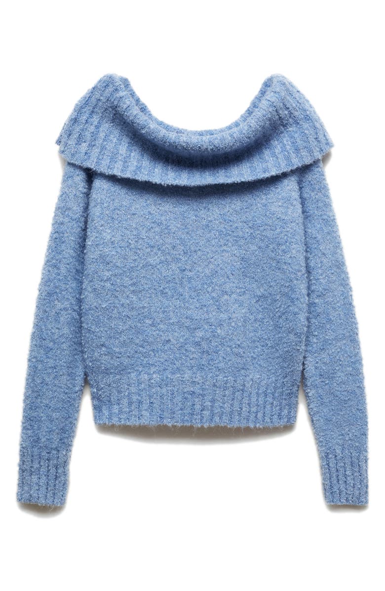 MANGO Off the Shoulder Sweater, Alternate, color,